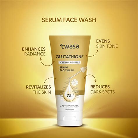 Buy Best Glutathione Face Wash for Glowing Skin Online India – Twasa ...
