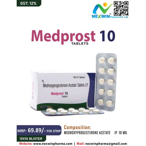 MEDPROST-10 Tablets Nexwin Pharma Pvt. Ltd.