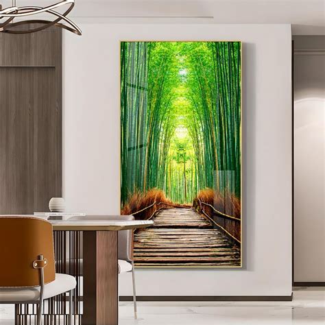 Buy The Next Decor Harmony in Bamboo Trails Glass Finish Vertical Wall ...
