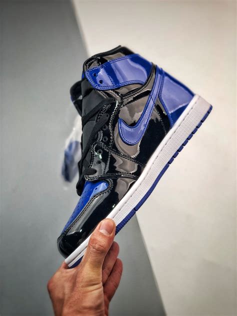 Air Jordan 1 High OG Leather Patent Royal – Kelvingift