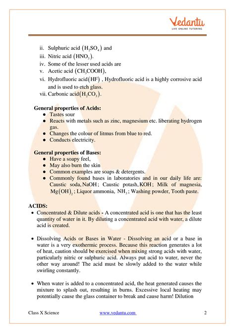 Class 10 Science Chapter 2 Notes 的图像结果