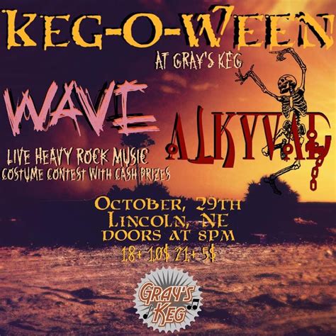 Keg-O-Ween with Wave and Alkyvad!, Gray's Keg, Lincoln, 29 October to ...