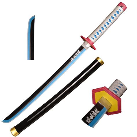 lkjad Wood Cosplay Anime Sword, Tomioka Giyuu Samurai Sword, Toys for ...