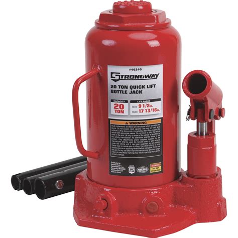 Strongway 20-Ton Hydraulic Quick-Lift Bottle Jack - Walmart.com