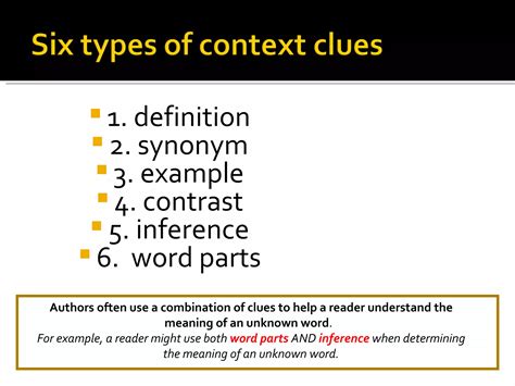 Context clue overview | PPT