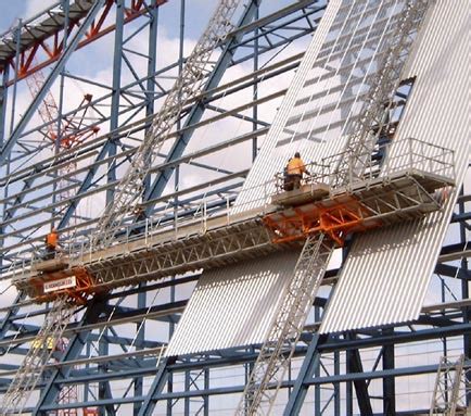 Mast Climbing Working Platforms for Constructing Bridges | APEL