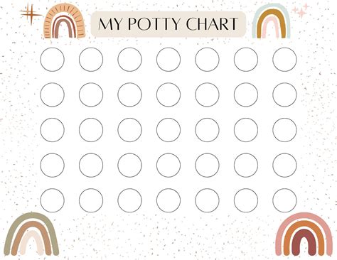 Printable Potty Training Chart - Educational Printable Activities