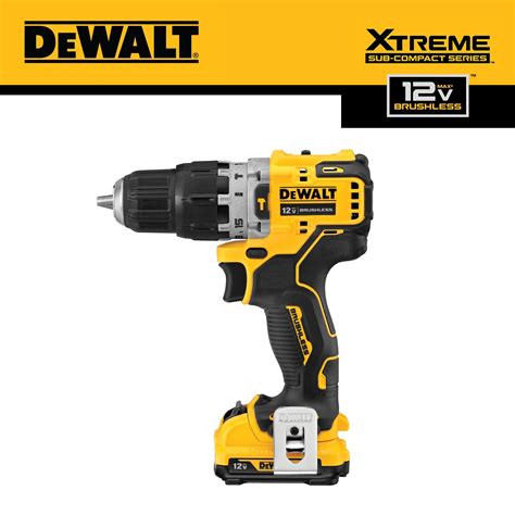 Dewalt 20v max cordless brushless screw gun kit with 2 2 0ah batteries ...