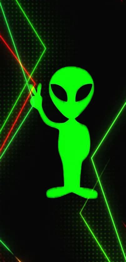 Image result for Alien Fond Vert