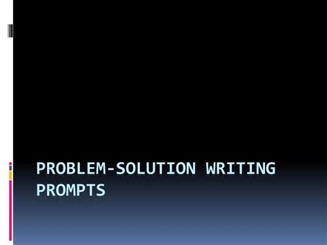 Problem Solving Writing Prompts 的图像结果