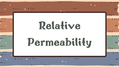 Image result for Relative Permeability