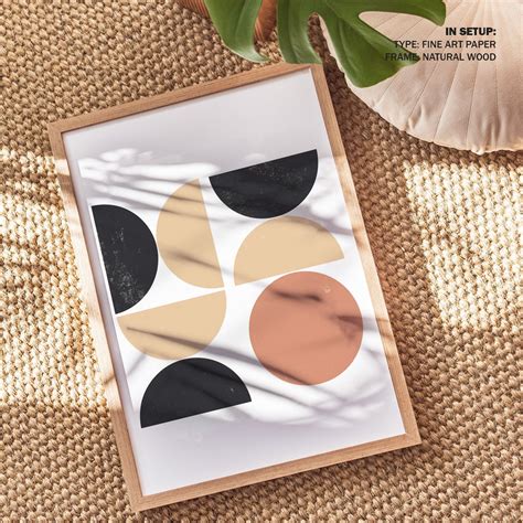 Neutral Geometrical Art: Buy Minimalist Geometric Art Paintings ...