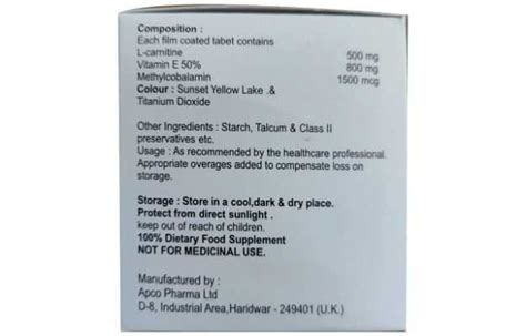 Carnimet-E Tablet | Uses, Side Effects, Price | Apollo Pharmacy