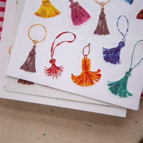 The Tassel Sticker Pack | OURS Studio Stickers – Avyanna Decore