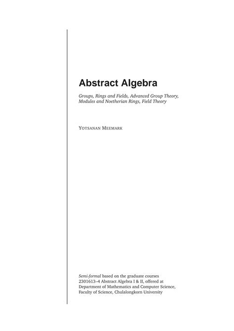 Image result for Abstract Algebra Groups