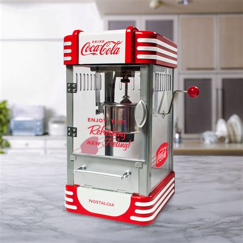 Nostalgia Electrics Nostalgia Coca-Cola 2.5-Oz. Kettle Popcorn Maker ...