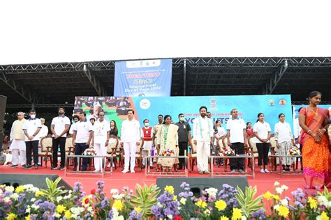 Mega Yoga Utsav held in Hyderabad, 25 days countdown begins for ...