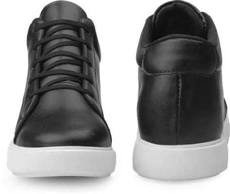 BXXY Men's 7.62 Cm Hidden Height Increasing Black Casual Sneaker ...