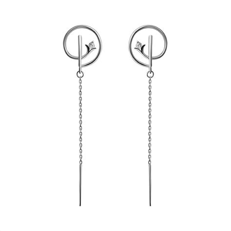 Flower Motif Sui Dhaga Earrings - 925 Silver Jewellery | Inari Shines