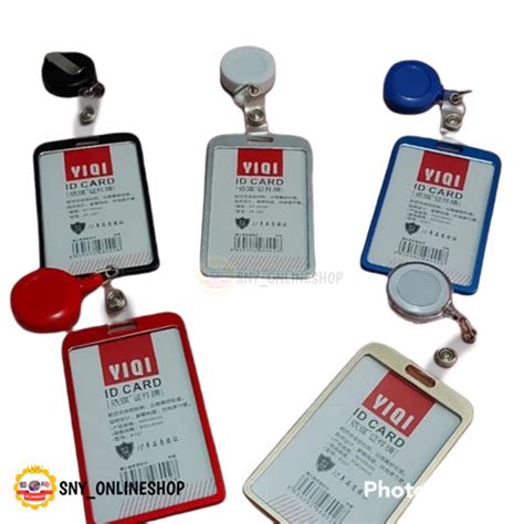 Jual Name Tag ID Card / Tempat ID Card / ID Card Holder Yoyo Alumunium ...