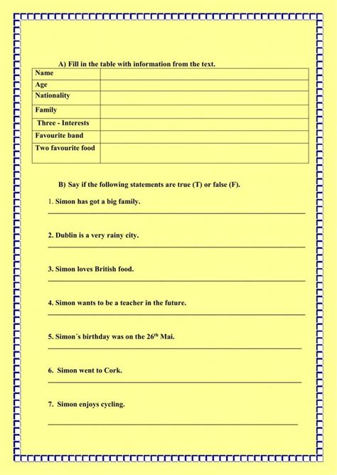 Image result for Comprehension Check Worksheet