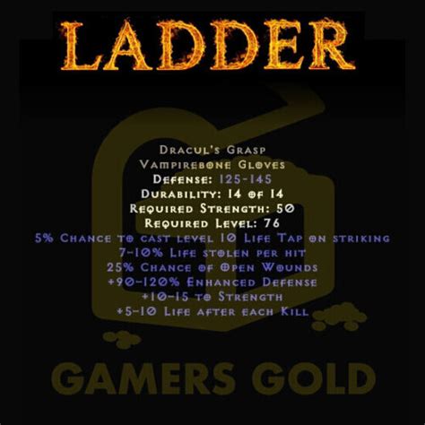 DIABLO 2 RESURRECTED D2R LADDER Gloves / Gloves | Ubuy India