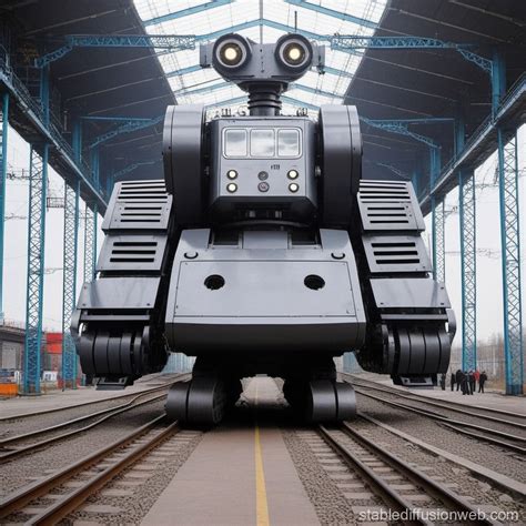 Russia's Largest Railway Robot | Stable Diffusion Online