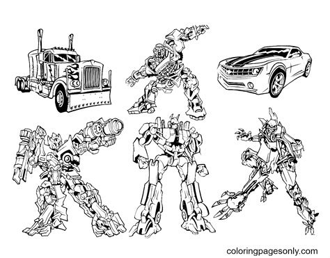 Image result for Robot Transformer Coloring Pages