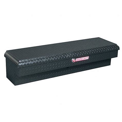 WEATHER GUARD, Aluminum, 16 1/4 in Overall Dp, Side-Mount Truck Box ...