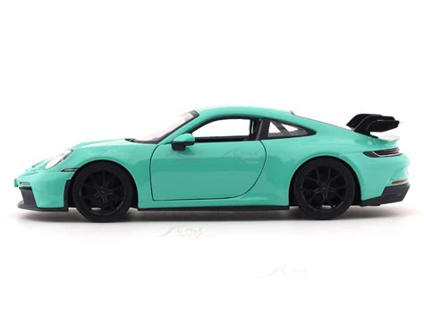 Porsche 911 992 GT3 Green 1:24 Bburago licensed diecast Scale Model car ...
