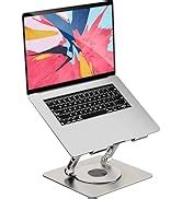 Dyazo Foldable Laptop Stand with 360° Rotating Base | Multi-Angle ...