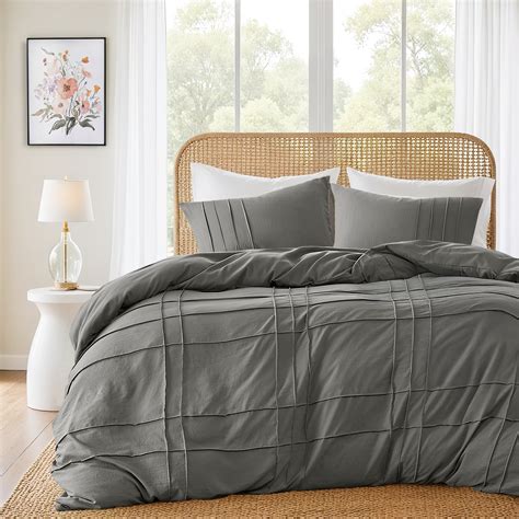 Regency Heights Twin/Twin XL Duvet Cover Set, Soft Washed Pleated Duvet ...