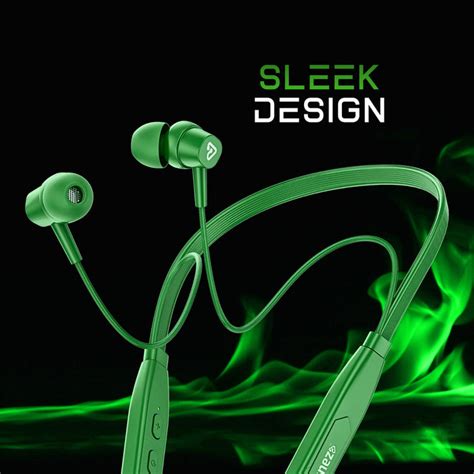 Tunez R09 Bluetooth Neckband with Long Battery Life