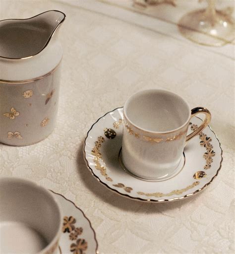 Coffee Cup Gold-Tone Bal des Abeilles | DIOR