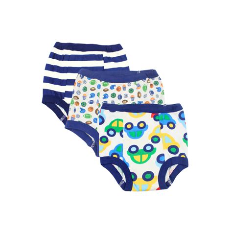 Potty Training Pants Blue Colour Pack of 3 (Random Design) - Kiids Kingdom