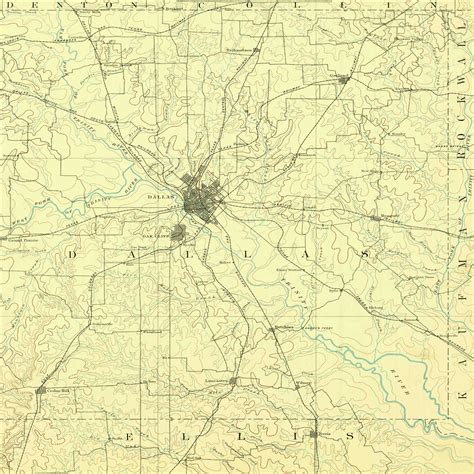 Dallas County Lines Map