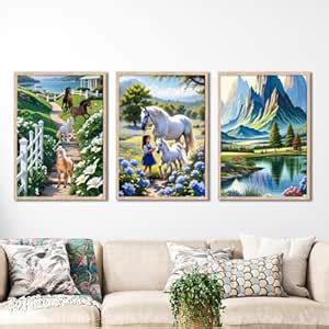 TheMakerly Minimal Colorful Modern Art Wall Painting with Frame for ...
