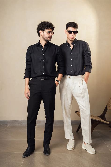 Stylish Minimalist Outfits Featuring Linen Shirts for Men This 2025