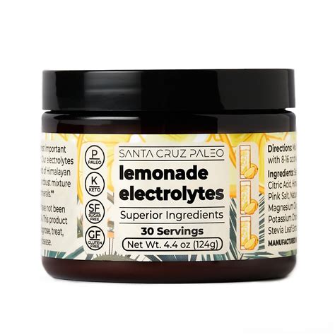 Snapklik.com : Santa Cruz Paleo Electrolyte Powder, Lemonade Flavor ...