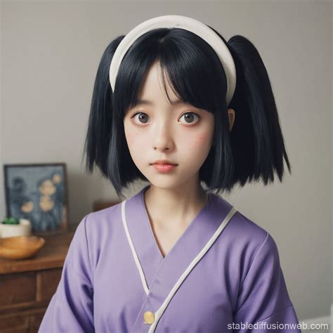 Violet Myers in Ghibli Style | Stable Diffusion Online