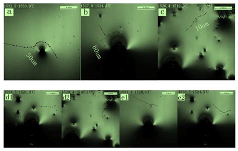 Migration Behavior of Inclusions at the Solidification Front in Oxide ...