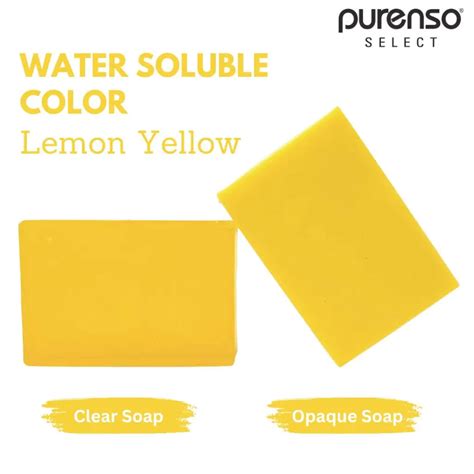 Water Soluble Liquid Colors - Lemon Yellow - Purenso Select