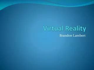 Virtual Reality PPT 的图像结果