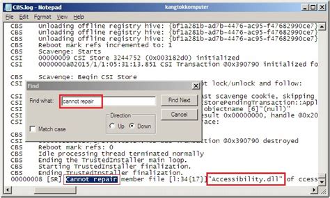 How to Open CBS.log File 的图像结果
