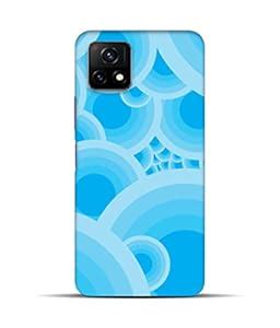 CreativeSoul ''Sky Blue Circular Texture'' Printed Hard Back Case for ...