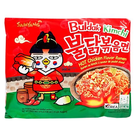 Samyang Buldak Ramen Kimchi Flavor 8x675g