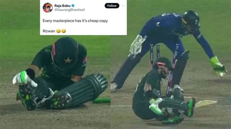 Mohammad Rizwan Lies Down After Being Bowled In Viral Video; PAK Star’s ...