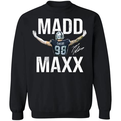 Maxx Crosby Madd Maxx Hoodie