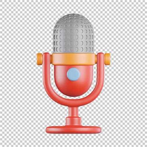 Microphone 3d icon | Premium PSD