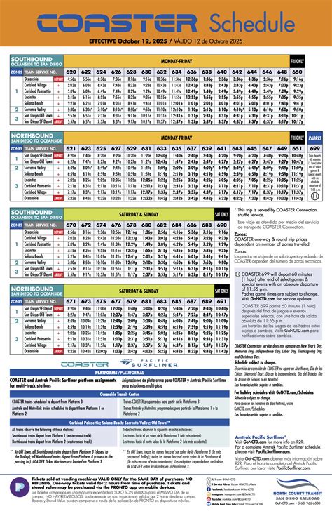 Schedules - North County Transit District